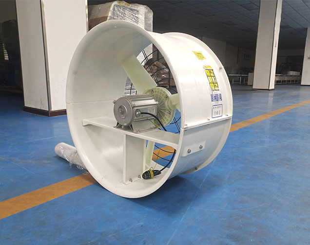 710 Kipas Aliran Aksial Fiberglass Tekanan Positif